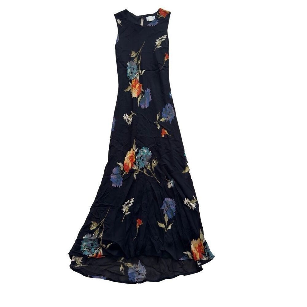 True vintage 90s Lapis maxi floral dress sz s